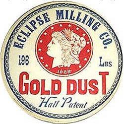 ECLIPSE MILLING GOLD DUST POSTER ~ ANTIQUE SIGN#2236969