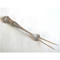 C.1897~ STERLING "ROSE GARDEN" POTATO FORK #2237019