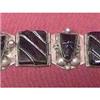 Image 1 : STERLING SILVER & ONEX LINKED BRACELET #2237053
