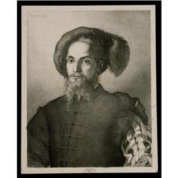 Engraving Portrait of a Man after Raphael #2237097