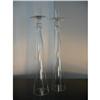 Image 1 : Pr. of decorative tall Glass Candle sticks! #2237246