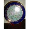 Image 1 : Cobalt Porcelain Hand painted Plate #2237364