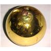ANTIQUE Christmas ORNAMENT Gold KUGEL German #2237406