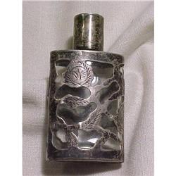 Old Mexican Sterling & Glass Perfume bottle #2237423