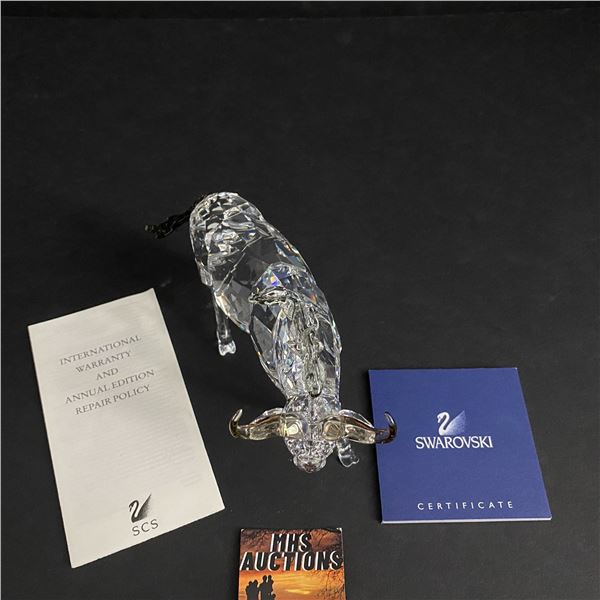 SWAROVSKI CRYSTAL MAGNIFICENT LOOKING GNU WILDEBEEST 933662