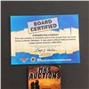 Image 2 : 2001 FLEER AUTHENTIC GAME USED BOARDS CERTIFIED MIKE BOSSY HOCKEY CARD (ref2697)
