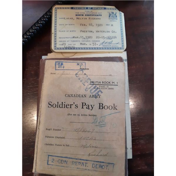 GNR Melvin Lucas Canadian WW2 Medal Set