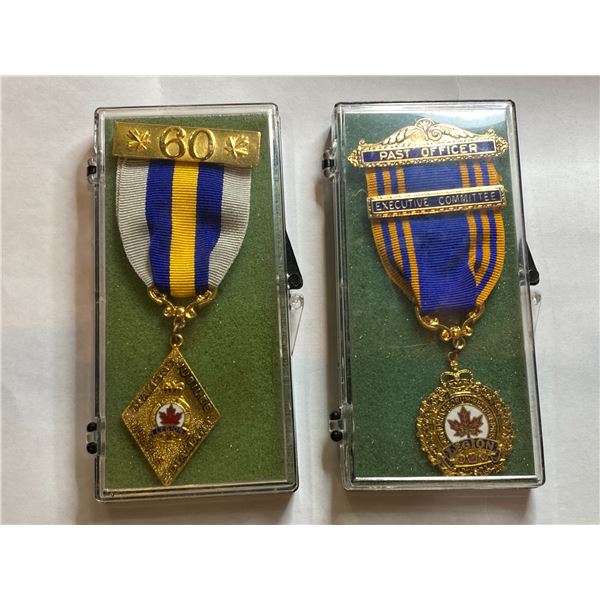 Royal Canadian Legion  Officer & 60 Year Medal