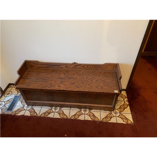 Wooden Bench with Storage