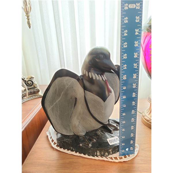 Soapstone Puffin Figurine