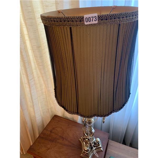 Vintage Lamp with Crystals
