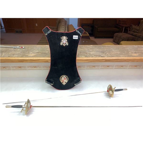 Ornate Fencing Wall Ornament