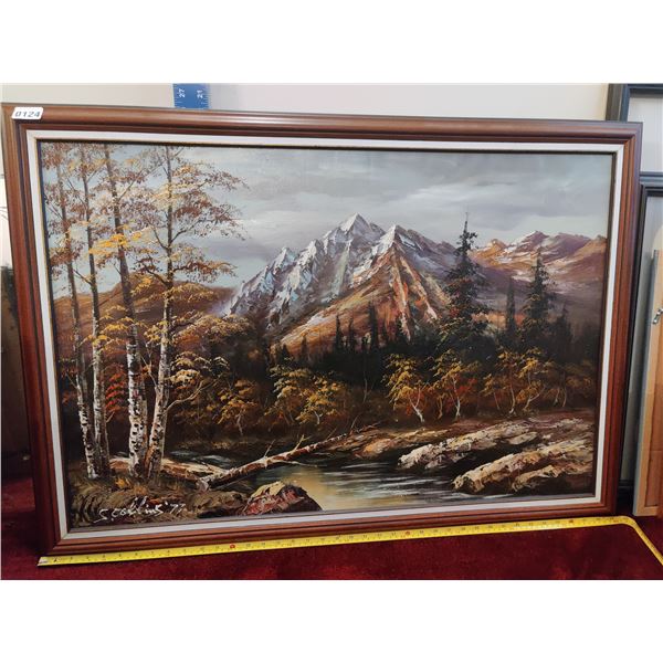 Mountain Landscape by S. Collins