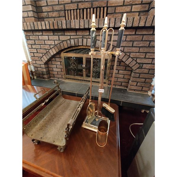 Natural Fireplace Set