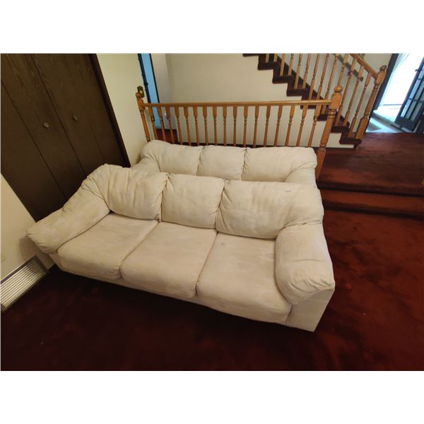 White Living Room Couch Set
