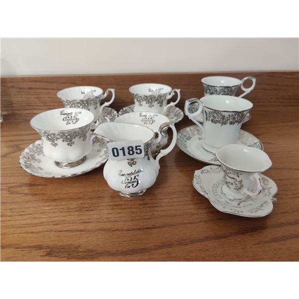 Silver Anniversary China Set