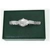 Image 4 : Rolex Ladies Stainless Steel 26MM Slate Grey String Diamond Lugs Datejust Wristw