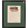 Image 1 : Mitchell Wagon Company Broadside in Elegant Frame  [139641]
