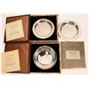 Image 2 : Franklin Mint Western Sterling Silver Plates - 3  [138591]