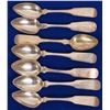 Image 1 : Coin Silver Spoons - 7; Five Stamped P.P.Haves, Poughkeepsie  [138350]