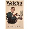 Image 2 : Welch's Grape Drink Three Foldout Store Sign   [139510]