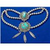 Image 1 : Navajo Double Pendant Necklace   [140332]