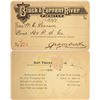 Image 1 : Black & Current River Packet Company Pass, 1892  [130503]
