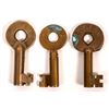 Image 1 : Railroad Lock Keys (3), different Oregon RR Lines  [138250]