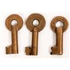 Image 2 : Railroad Lock Keys (3), MFG RRs & Bekins Moving  [138262]