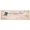 Image 1 : Deadwood Territorial Check for Ingot Collectors: Assayer SF Molitor  [129594]
