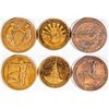 Image 1 : Panama-Pacific Exposition So Called Dollars: HK-400/415a/409  [140787]