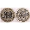 Image 1 : Sterling Silver Founding of Santa Fe 350th Anniversary Medal  [140158]