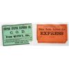 Image 1 : Two Express Company Labels  [118659]