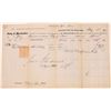 Image 1 : Custom House New York Receipt with RN V-4 Revenue Stamp  [139987]