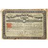 Image 1 : Monte Rosa Gold Mining Company Stock Certificate  [130458]