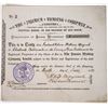Image 1 : The Jamaica Trading Company Stock Certificate, 1883  [118626]