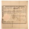 Image 1 : Taunton Branch Railroad Corporation Certificate - one of Massachusetts Earliest Railroads  [130262]