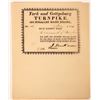Image 1 : York & Gettysburg Turnpike Road Stock Certificate, 1821  [130252]