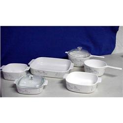 Corning Ware Iris Pattern 8 Pieces #2179666