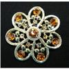 Image 1 : LOVELY LARGE RHINESTONE CORO BROOCH #2179779