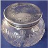 Image 1 : Wallace MORNING GLORY Sterling DRESSER JAR #2180205