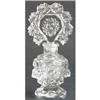 Image 1 : Czech Crystal Large Ornate Perfume Bottle #2180248