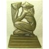 Image 1 : Art Deco Cast Iron Stylized Nude Male Bookends #2180501