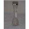 Image 1 : Crystal and Silver Bud Vase  #2180730