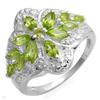 Image 1 : High Quality Ring With 1.55ctw Genuine Peridots#2180744