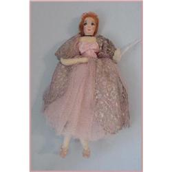 Doll Ballerina Ravca Papier Mache Head 1940s #2180804