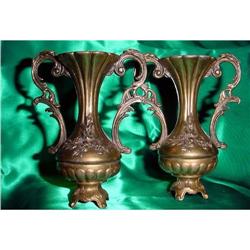 Two Italy  Brass Vases  #2180931