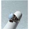 Image 1 : Authentic Ellensburg Blue Agate & Sterling Ring#2180948