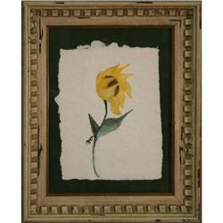 Sunflower in the Wind, Original Watercolor #2193315