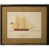 Image 1 : Print of the ship Brig General Gage which #2193318